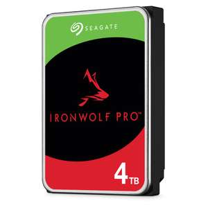 Seagate IronWolf Pro, 4TB, NAS, Disco duro interno, HDD, CMR 3,5" REACONDICIONADO