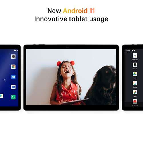 ALLDOCUBE iPlay20S Tablet Android 11, Pantalla IPS de 10 Pulgadas, 4GB + 64GB, CPU Unisoc SC9863A de 8 núcleos, Tablet PC 4G LTE, Dual SIM