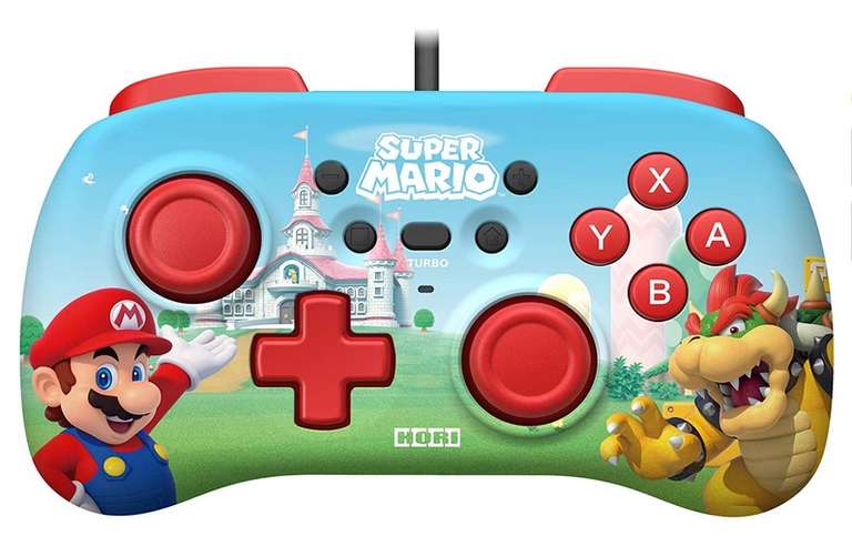 Controller Mini con Cable Hori Super Mario -Licencia oficial- Nintendo Switch. Recogida gratis en tienda. Amazon Iguala