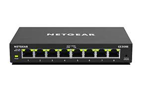 NETGEAR Switch Ethernet de 8 puertos GS308E