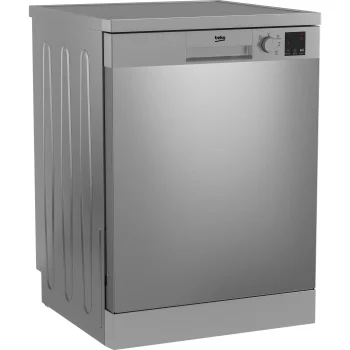 Lavavajillas 60 cm Beko DVN05320X, 5 Programas, 13 Cubiertos, Eficiencia E - Inox