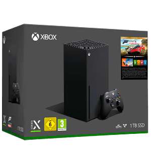 Consola - Microsoft Xbox Series S, 512 GB SSD (Game +5000 Puntos, Mediamarkt 240€ Newsletter), Xbox Series X Forza Horizon 5 Bundle