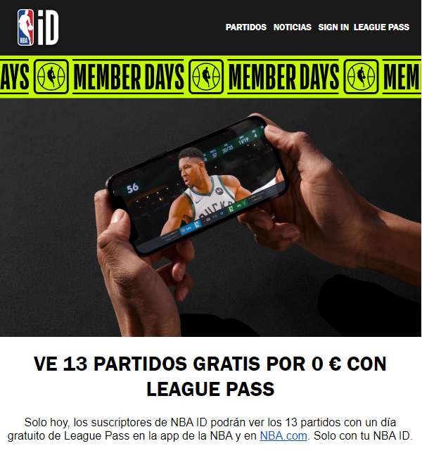50% en NBA League Pass [Incluye Playoffs] (Premium 69.99€) » Chollometro