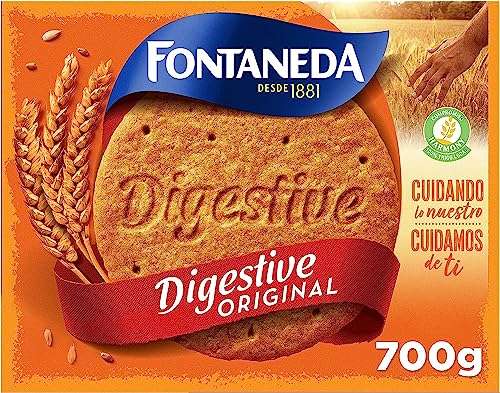 Galletas Fontaneda Digestive Original 700 gr PACK DE 10 TOTAL 7 KILOS DE GALLETAS