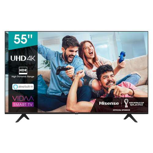 TV 4K Hisense 55 pulgadad 55A7100F - UHD, Smart TV, HDR10 , Ultra Dimming, Dolby Vision, DTS, Dolby Audio