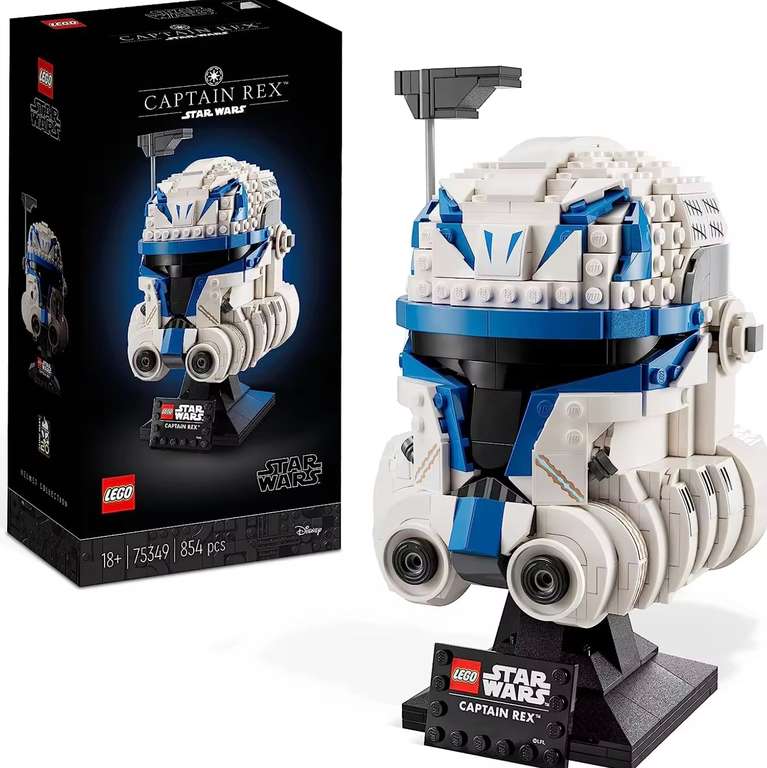 LEGO Star Wars: Casco del Capitán Rex [39,9€ con cupón de primera compra]