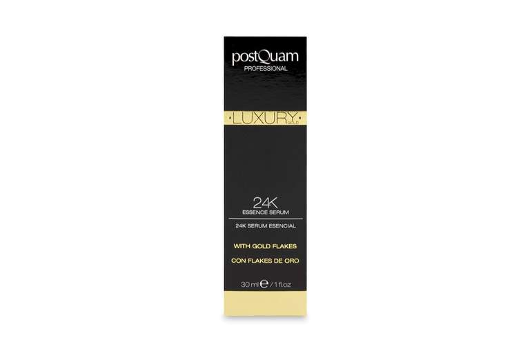 Postquam - Luxury Gold | Serum 24K Efecto Tensor e Hidratante con Acido Hialuronico para Todo Tipo de Piel