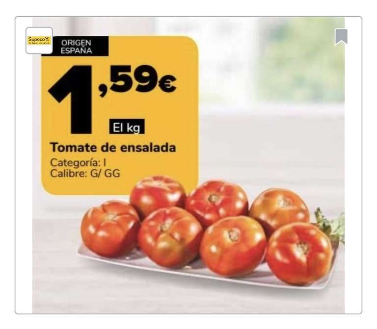 Tomate Ensalada - Origen NACIONAL | Supeco