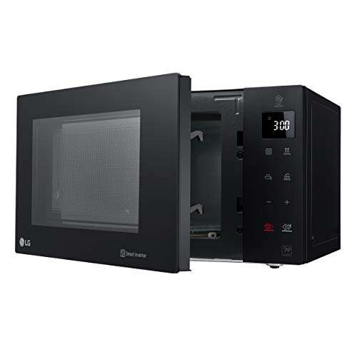 Oferta del día: LG MH6535GIB - Microondas con grill, 25 litros, 1000 W, Smart Inverter, display digital, Color Negro