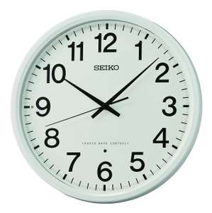Seiko Reloj de Pared de plástico Blanco radio controlado