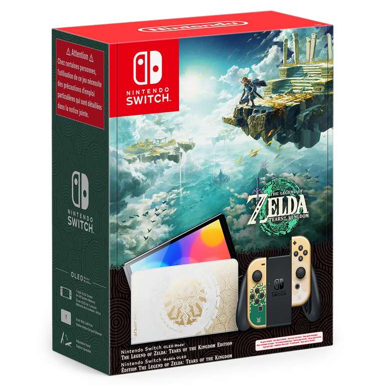 Consola Switch Oled Edición The Legend of Zelda: Tears of the Kingdom + Cupón 53.98 €