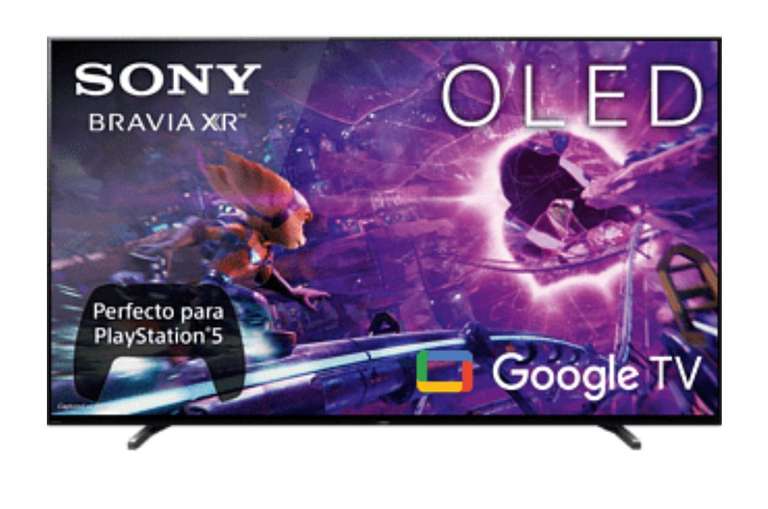 TV OLED 65" - Sony 65A80J, Bravia XR OLED, 4K HDR 120 Hz, Google TV (Smart TV), Dolby Atmos-Vision, IA