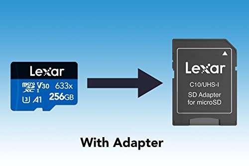 Lexar 633x Tarjeta Micro SD 256GB