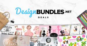 Recopilación de packs para diseñadores de oferta en Design Bundles (SVG, mockups, iconos, templates, fondos y texturas)