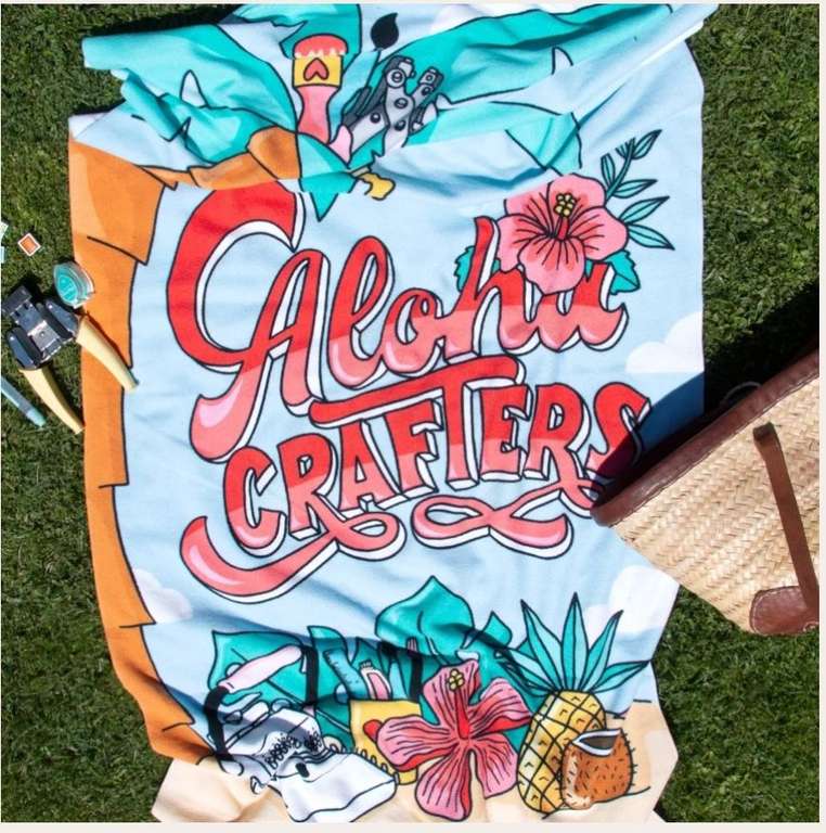 Toalla playa Aloha Crafters Craftelier