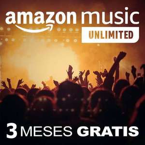 3 meses gratis de Amazon Music Unlimited (Nuevos clientes y viejos seleccionados) | 2-3 meses Gratis YouTube y YouTube Music Premium