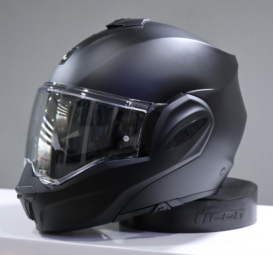 Casco de moto modular 180o SCORPION EXO-TECH EVO "Black Matt" |ECE22.06 P/J | Con PinLock | Tallas de XS a 3XL