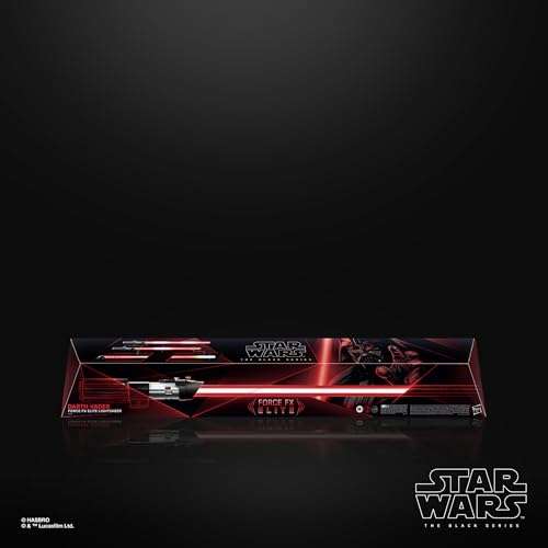 Star Wars Hasbro The Nero Series - DARTH VADER -Sable de luz Force FX Elite con Luces LED y Sonidos-Artículo de colección para Adultos,F3905