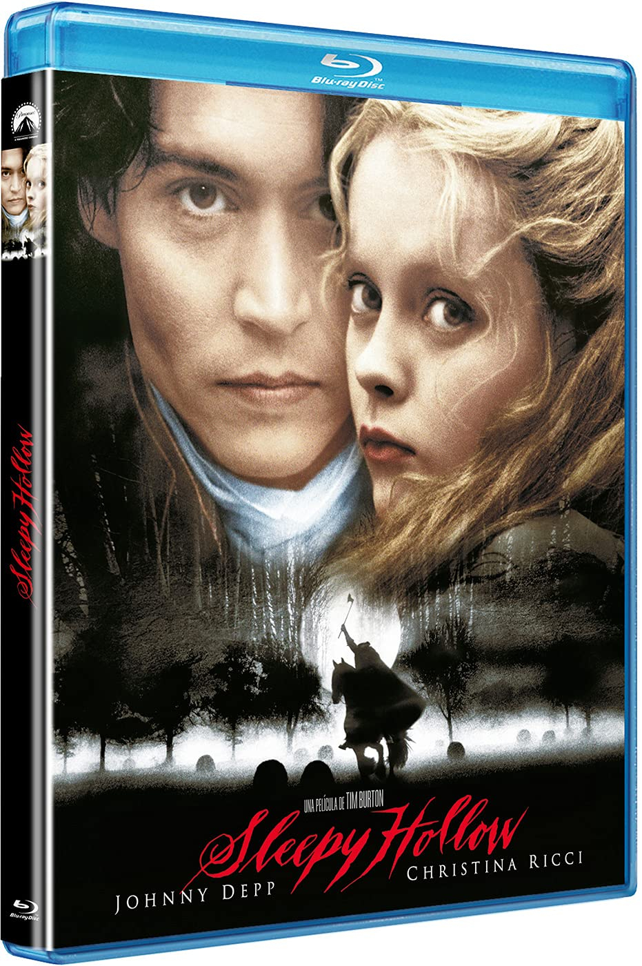Película Sleepy Hollow 1999 en Blu-ray (Tim Burton, Johnny Depp, Christina Ricci, edición coleccionista HD, cine de culto en Amazon)