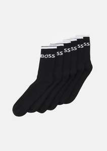Boss 6 packs calcetines negros