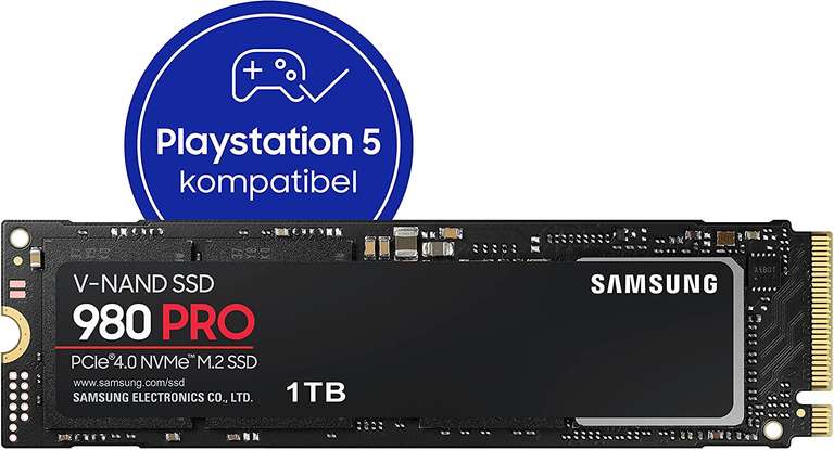 Samsung SSD 980 PRO - Disco duro interno de estado sólido, 1 TB, NVMe