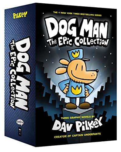 Dog Man: The Epic Collection: From the Creator of Captain Underpants (Dog Man 1-3 Boxed Set)