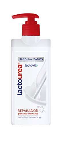 2 x Lactovit - Jabón de Manos Lactourea con Protección Higienizante, para Piel Seca y muy Seca - 250ml [Unidad 1'48€]