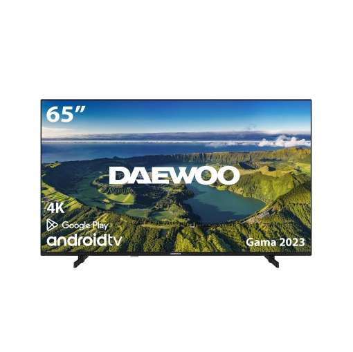 TV 165,1 cm (65") Daewoo 65DM72UA, 4K UHD, Smart TV (50" por 289€ )