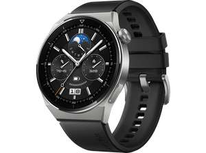Huawei Watch GT3 Pro Sport 46mm, Esfera de zafiro, Fluoroelastómero negro