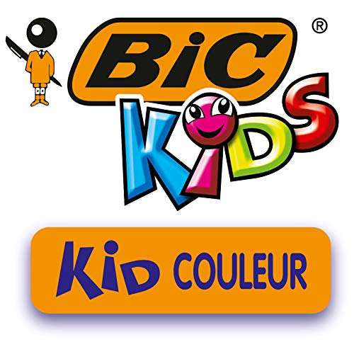 BIC Kids Kid Couleur Rotuladores, Punta Media - Colores Surtidos, Estuche de 36 Unidades