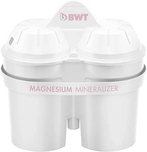 BWT - Jarra filtradora de agua 2,6L + 1 Filtro con magnesio - Jarra Vida Manual contador manual + 1 filtro para un mes -