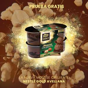 Prueba Gratis la Mouse Crujiente Nestlé Gold (Reembolso)