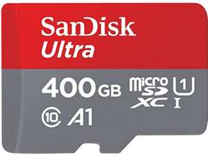 SanDisk Ultra Tarjeta de Memoria MicroSDXC 400GB + Adaptador