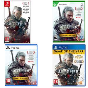 The Witcher 3: Wild Hunt Complete y GOTY (Switch, XBOX, PS5, PS4)