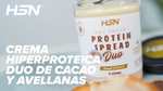 Crema Hiperproteica Doble Sabor Chocolate y Avellanas + Chocolate blanco 300 g