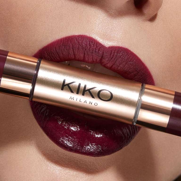 KIKO Milano Matte & Shiny Duo Liquid Lip Colour 02 | Labial Líquido Con Doble Acabado Mate Y Luminoso