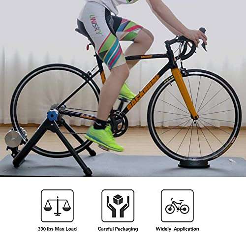 Unisky Fluid Bike Trainer Stand Rodillo de Entrenamiento de Bicicleta Carga Máxima 120 kg Rodillo para Bicicleta Plegable Interior