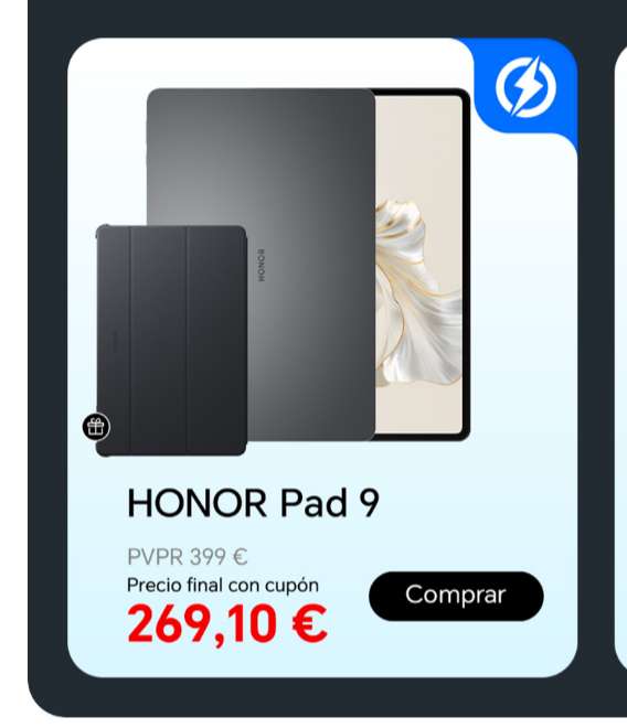 Tablet HONOR Pad 9 8GB+256GB tableta Space Gray