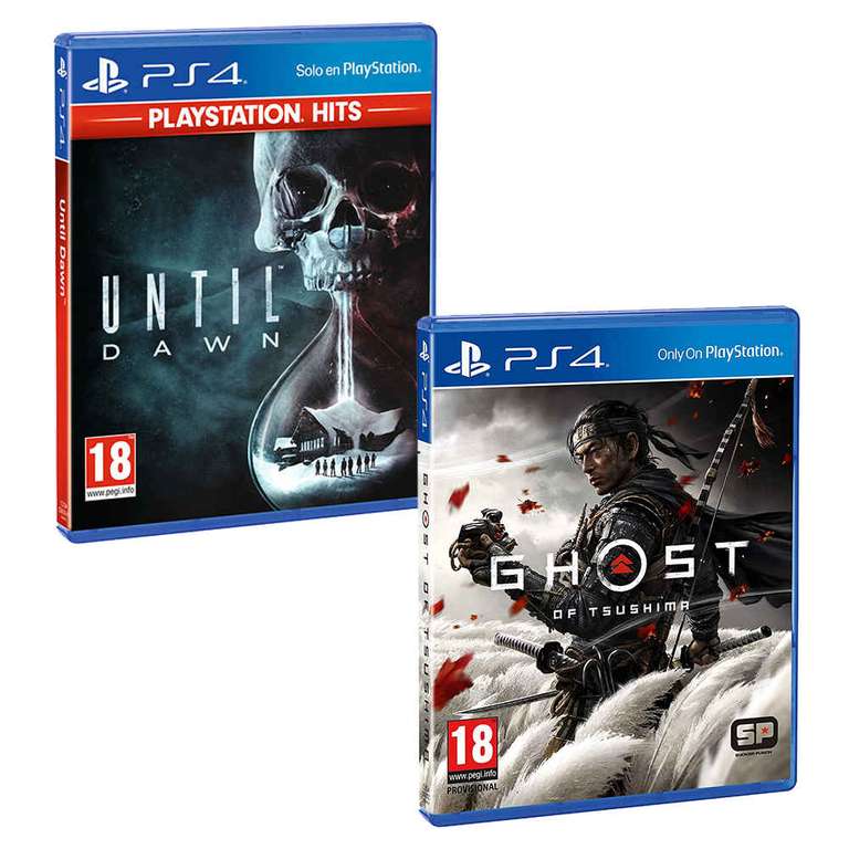 Ghost of tsushima+until dawn hits ps4