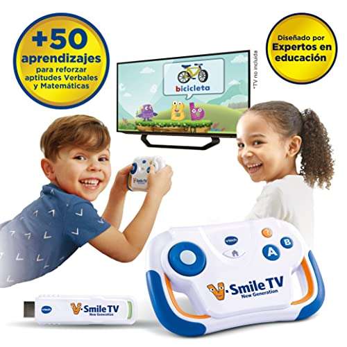 VTech V.Smile TV New Generation | Plug&Play educativa para niños +3 años