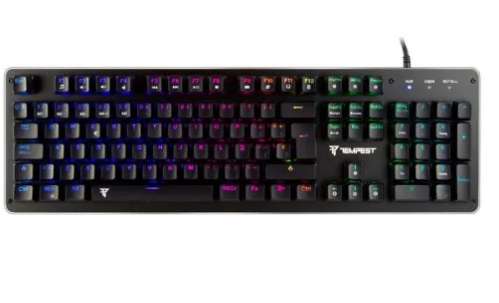 Tempest K10 RGB Teclado Mecánico Gaming Switch Red