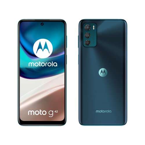 Motorola Moto g42 (Pantalla 6.4" OLED FHD+, Altavoces Dolby Atmos 6/128 GB,