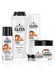2x GLISS - Champú Total Repair, 370 ml, para cabello seco, Gama reparación [2'59€/ud]