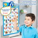 Tabla de Alfabeto Interactivo Electrónico, Aprendiendo ABC,123 - Juguete Aprendizaje