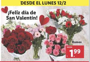Flores San Valentín - [ DESDE 1,99€ ]