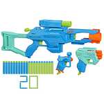 Nerf Elite 2.0 - Tactical Pack - Set de 3 lanzadores - Lanzadores Operator DB-2, Trio TD-3 y Ace SD-1 y 20 Dardos Nerf Elite