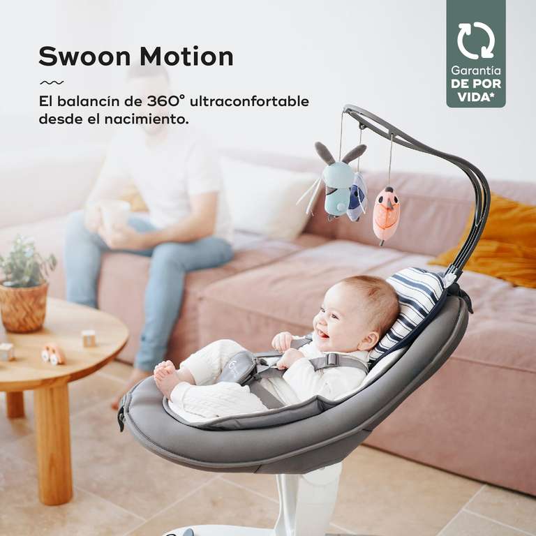 Babymoov Swoon Motion oscilación y cuna, con el asiento ergonómico cómodo