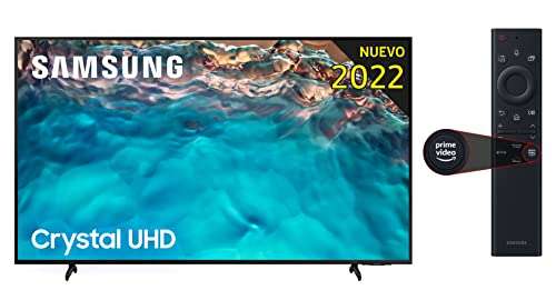 Samsung TV Crystal UHD 2022 65BU8000 - Smart de 65", 4K , Procesador Crystal UHD, Contast Enhancer con HDR10+