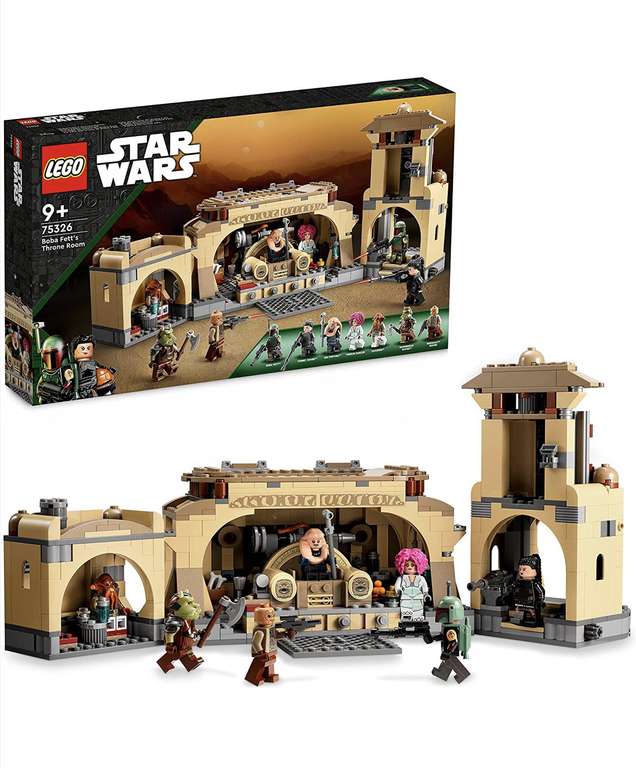 LEGO 75326 Star Wars Sala del Trono de Boba Fett