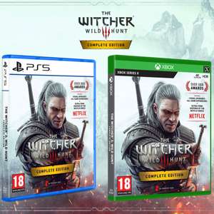The Witcher 3: Complete Edition (PS5, XBOX,X|S) y The Witcher 3 (PS4 GOTY, Switch)
